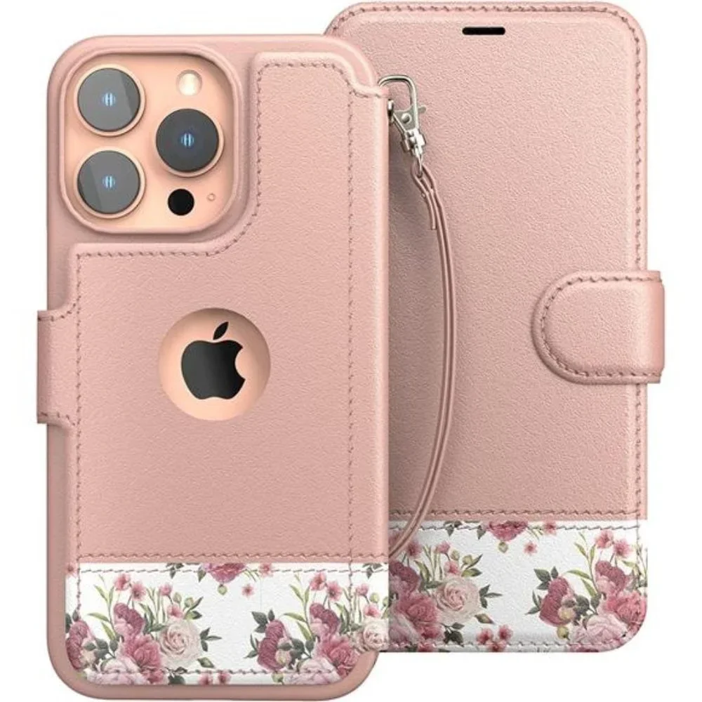 iPhone 14 Pro Max Wallet Case with Card Holder